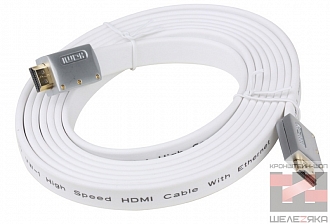 Белый HDMI кабель white 1.4Ver. 3D